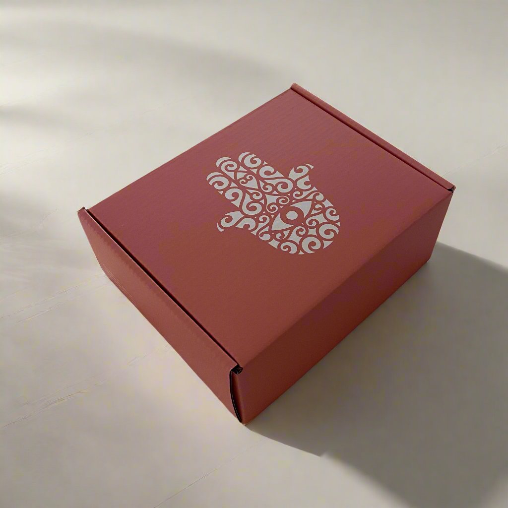 Side view of Beldies Moroccan Hammam Kit